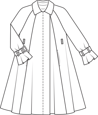 Tall Trench Coat 08/2011 | PDF Sewing Pattern
