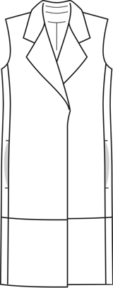 Leather Waistcoat 08/2011 | PDF Sewing Pattern