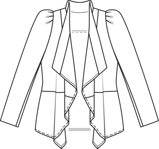 Casaco Plus #135 | Burda Style 08/2011