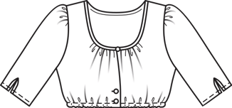 Dirndl Blouse 09/2011 | PDF Sewing Pattern