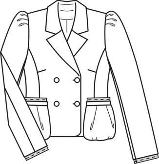 Blazer with Front Pockets 09/2011 | PDF Sewing Pattern