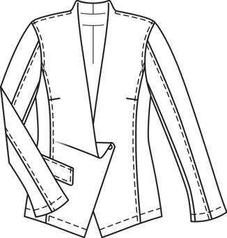 Asymmetrical Blouse 09/2011 | PDF Sewing Pattern