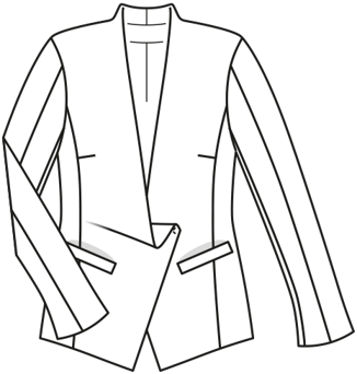 Asymmetrical Jacket 09/2011 | PDF Sewing Pattern