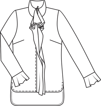 Blouse with Front Zipper 09/2011 | PDF Sewing Pattern