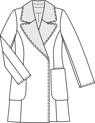 Leather Trench Coat 10/2011 | PDF Sewing Pattern