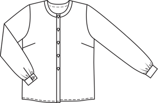 Button Down Blouse 10/2011 | PDF Sewing Pattern
