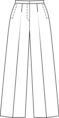 Houndstooth Bell Bottoms 10/2011 | PDF Sewing Pattern