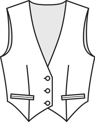 Corduroy Waistcoat 10/2011 | PDF Sewing Pattern
