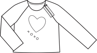 Girl's Zipper Pullover 10/2011 | PDF Sewing Pattern