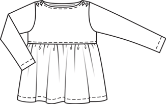 Girl's Striped Tunic 10/2011 | PDF Sewing Pattern