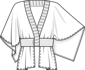 Kimono Wrap Top 11/2011 | PDF Sewing Pattern