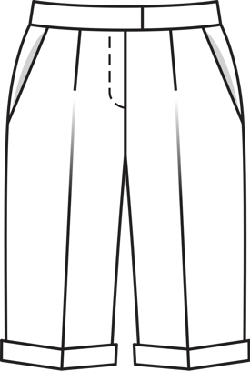 Cropped Wool Trousers 12/2011 | PDF Sewing Pattern