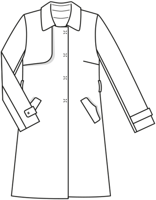 Trench Coat 12/2011 | PDF Sewing Pattern