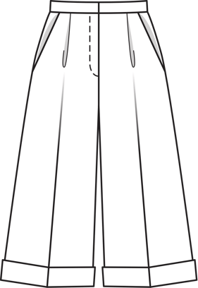 Cuffed Culottes 12/2011 | PDF Sewing Pattern