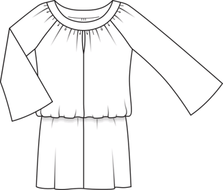 Sequin Tunic (Plus Size) 12/2011 | PDF Sewing Pattern