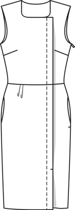 Vestido #110 | Burda Style 02/2012