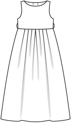 Vestido de comunhão #142 | Burda Style 02/2012