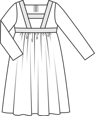 Vestido de comunhão #144 | Burda Style 02/2012