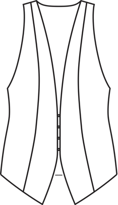 Sequined Waistcoat 11/2012 | PDF Sewing Pattern