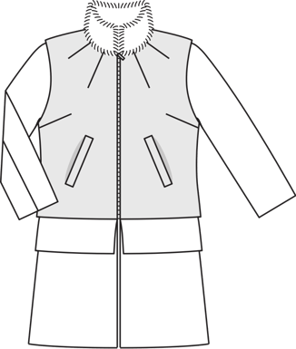 Quilted Coat (Plus Size) 11/2012 | PDF Sewing Pattern