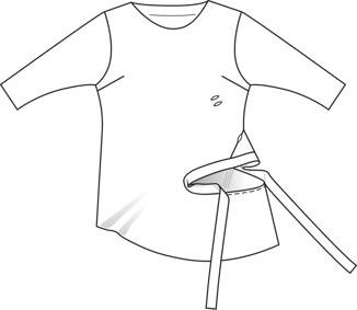 Side Tie Top (Plus Size) 11/2012 | PDF Sewing Pattern