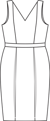 Section Dress (Plus Size) 11/2012 | PDF Sewing Pattern