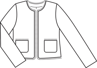 Girl's Chanel-Style Jacket 02/2013 | PDF Sewing Pattern