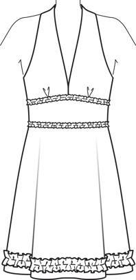 Halter Dress 04/2013 | PDF Sewing Pattern