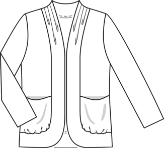 Crepe Jacket (Plus Size) 04/2013 | PDF Sewing Pattern