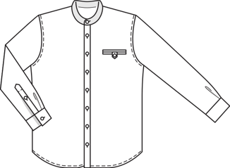 Men's Crease Shirt 04/2013 | PDF Sewing Pattern