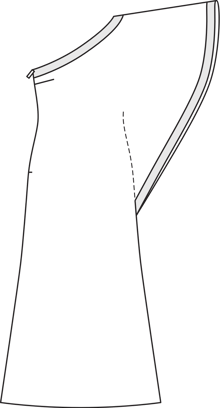 One Shoulder Maxi 06/2013 | PDF Sewing Pattern