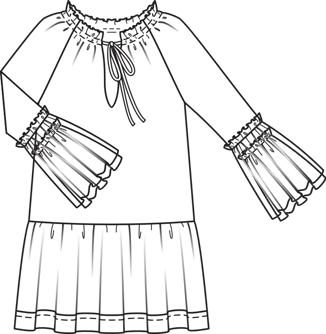 Vestido #123 | Burda Style 07/2013 | En PDF