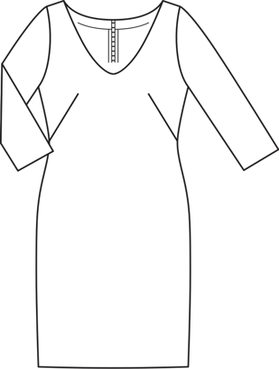 Vestido Plus #138 | Burda Style 07/2013 | Patrón de costura PDF