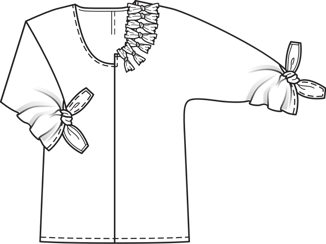 Blusa #119 | Burda Style 09/2013 | Patrón de costura PDF