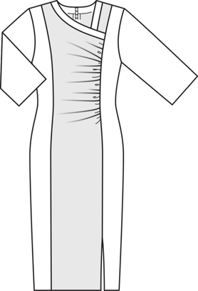 Vestido #127 | Burda Style 09/2013 | Patrón de costura PDF