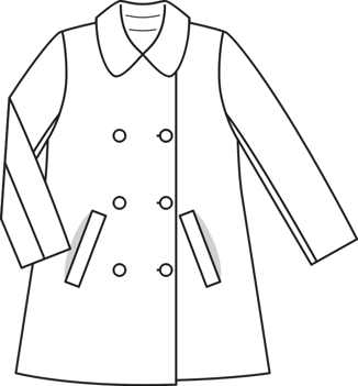 Abrigo para niña #136 | Burda Style 11/2013 | Patrón de costura PDF