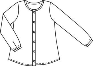 Blusa para niña #137 | Burda Style 11/2013 | Patrón de costura PDF