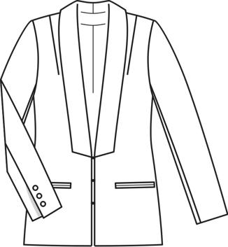 Chaqueta #105 | Burda Style 12/2013 | Patrón de costura PDF