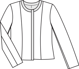 Chaqueta #111 | Burda Style 12/2013 | Patrón de costura PDF