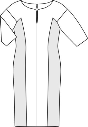 Vestido #133 | Burda Style 01/2014 | Patrón de costura PDF