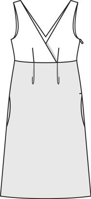 Vestido de talle alto #109 | Burda Style 06/2014 | Patrón de costura PDF