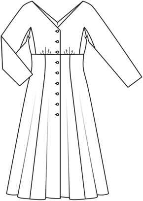 Vestido #112 | Burda Style 06/2014 | Patrón de costura PDF
