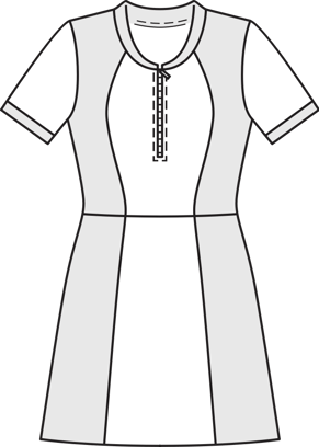 Vestido #113 | Burda Style 07/2014 | Patrón de costura PDF