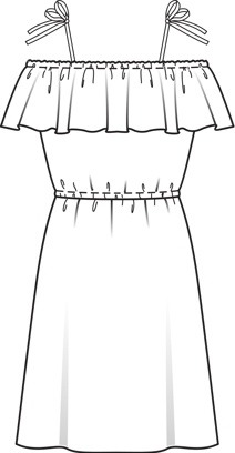 Vestido #119 | Burda Style 07/2014 | Patrón de costura PDF