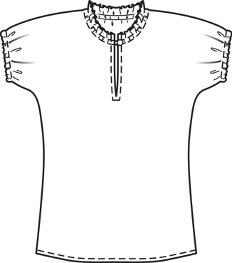 Blusa #103 | Burda Style 09/2014 | Patrón de costura PDF