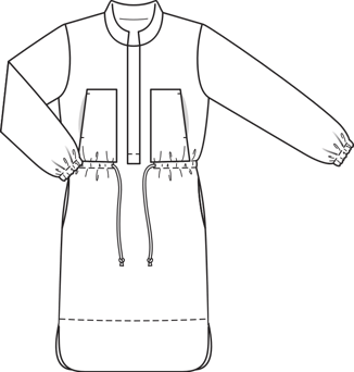 Vestido #116 | Burda Style 09/2014 | Patrón de costura PDF