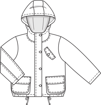 Parka #118 | Burda Style 09/2014 | Patrón de costura PDF