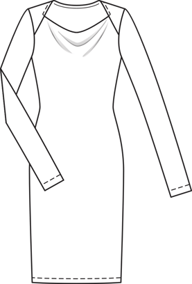 Vestido #105 | Burda Style 10/2014 | Patrón de costura PDF