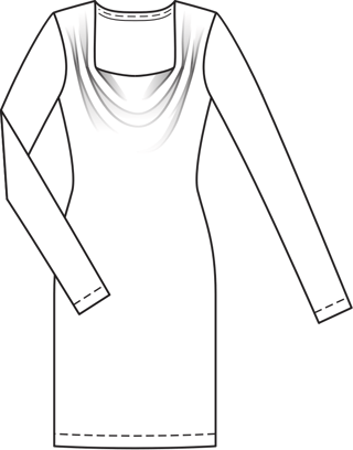 Vestido #111 | Burda Style 10/2014 | Patrón de costura PDF