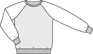 Sudadera para niños #143 | Burda Style 10/2014 | Patrón de costura PDF